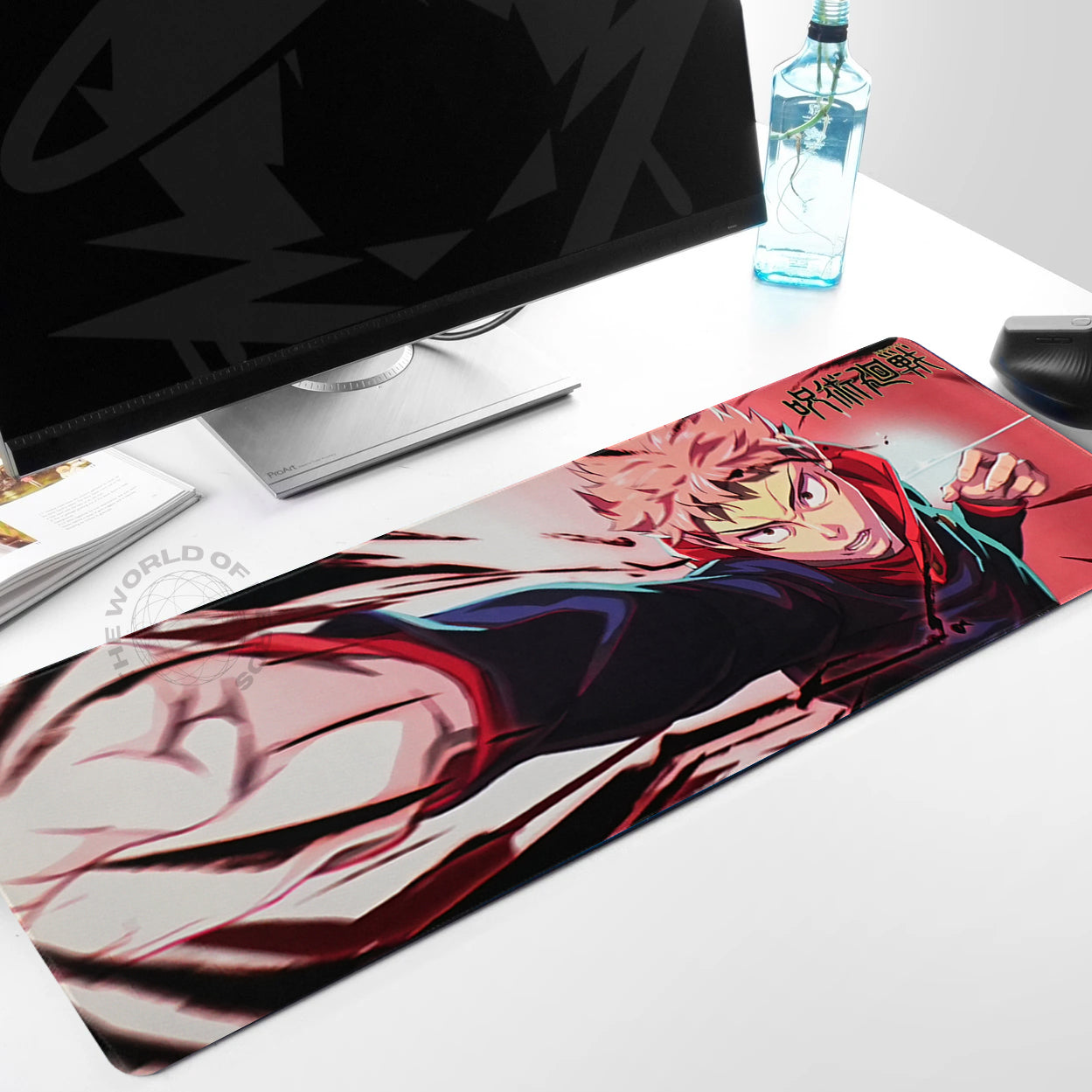 YUJI ITADORI KEYBOARD + MOUSE PAD XXL - The World Of Nerds