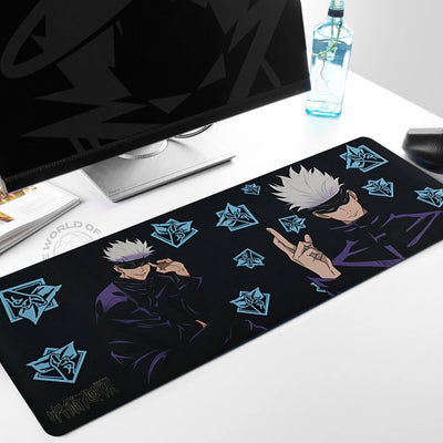 GOJO SATORU KEYBOARD + MOUSE PAD XXL