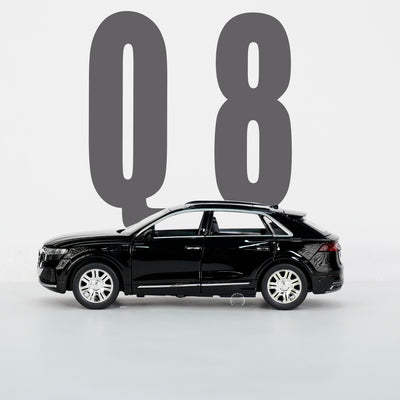 BLACK-AUDI Q8 SCALE - 1:24 - 2
