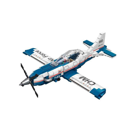 MINGDI T-64 TRAINING AIRCRAFT BLOCKS - 524 PCS Building Set