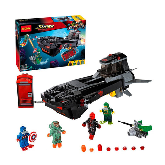 JISI BRICKS SUPER HEROES AVENGERS WITH HYDRA BLOCK