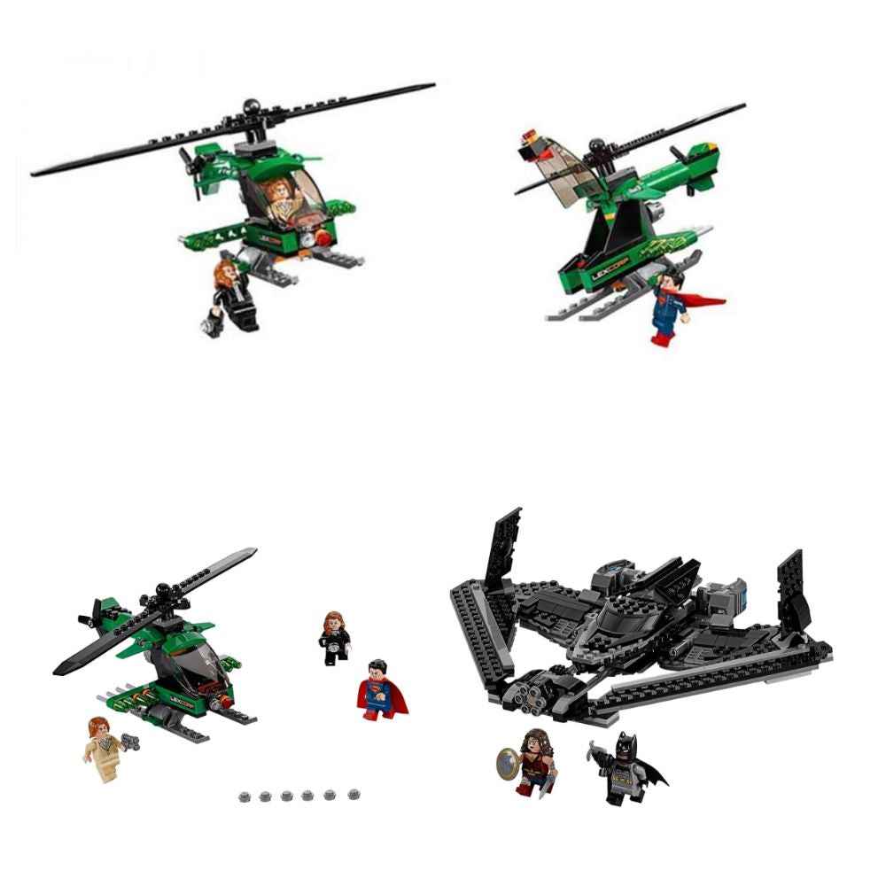 JISI BRICKS JUSTICE LEAGUE BUILDING BLOCKS SET - 518+ PCS SUPER HEROES