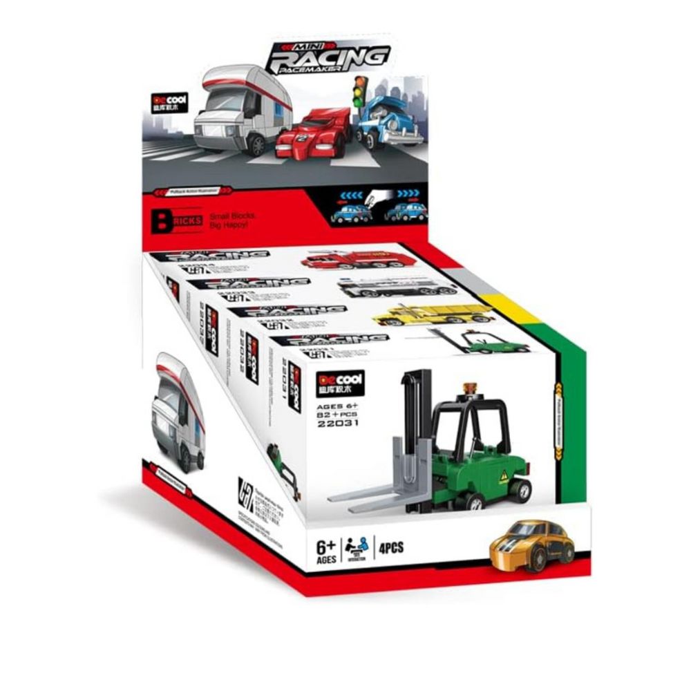 DECOOL MINI RACING PACEMAKER PULLBACK TRUCK