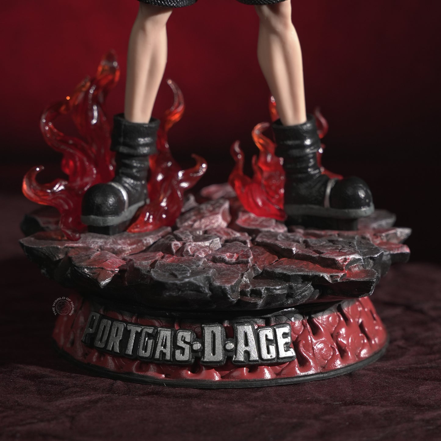 Portgas D. Ace Action Figure with Fire 26cm – One Piece Premium Anime Collectible - The World Of Nerds