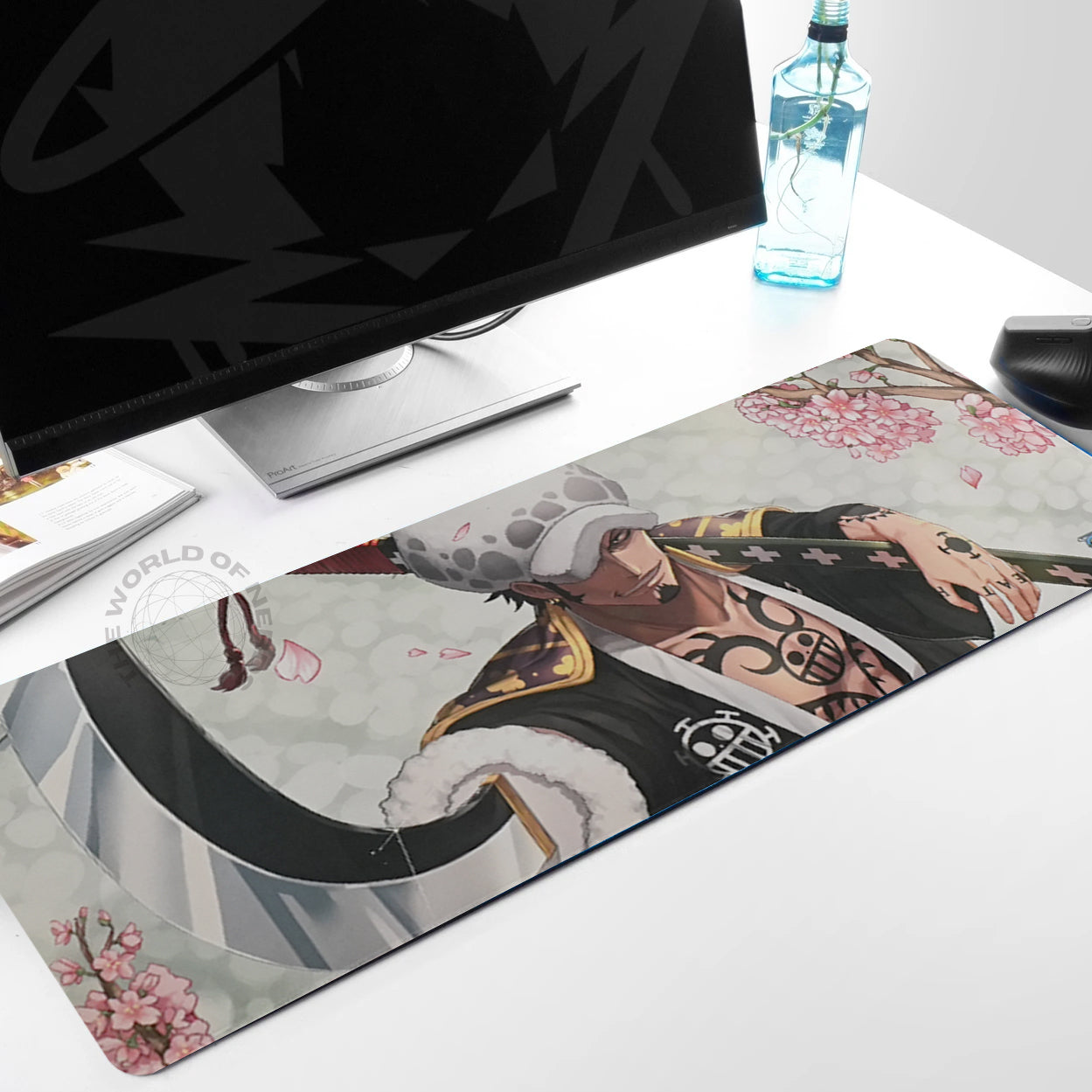 TRAFALGAR D. WATER LAW KEYBOARD + MOUSE PAD XXL - The World Of Nerds