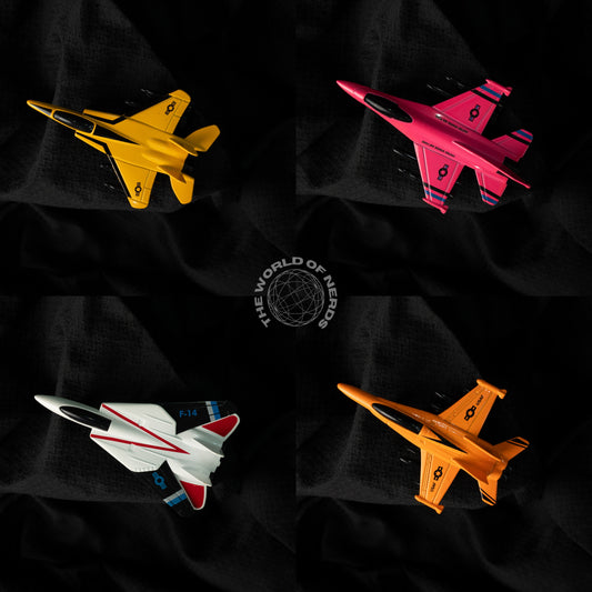 AEROPLANE-JET DIE CAST-SET OF 4PCS