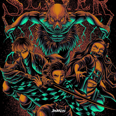 Demon Slayer A3+ HD Anime Wall Poster - 2