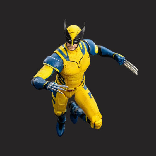 Marvel Wolverine Action Figure in Classic Yellow & Blue Suit