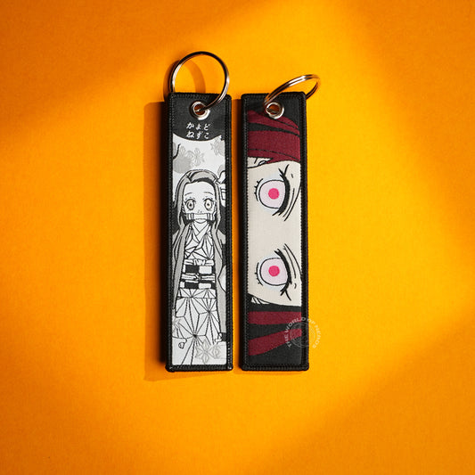 Demon Slayer Keychains: A Pair of Sisters