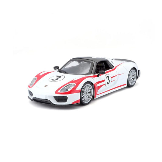 BBURAGO PORSCHE 918 WEISSACH SCALE - 1:24