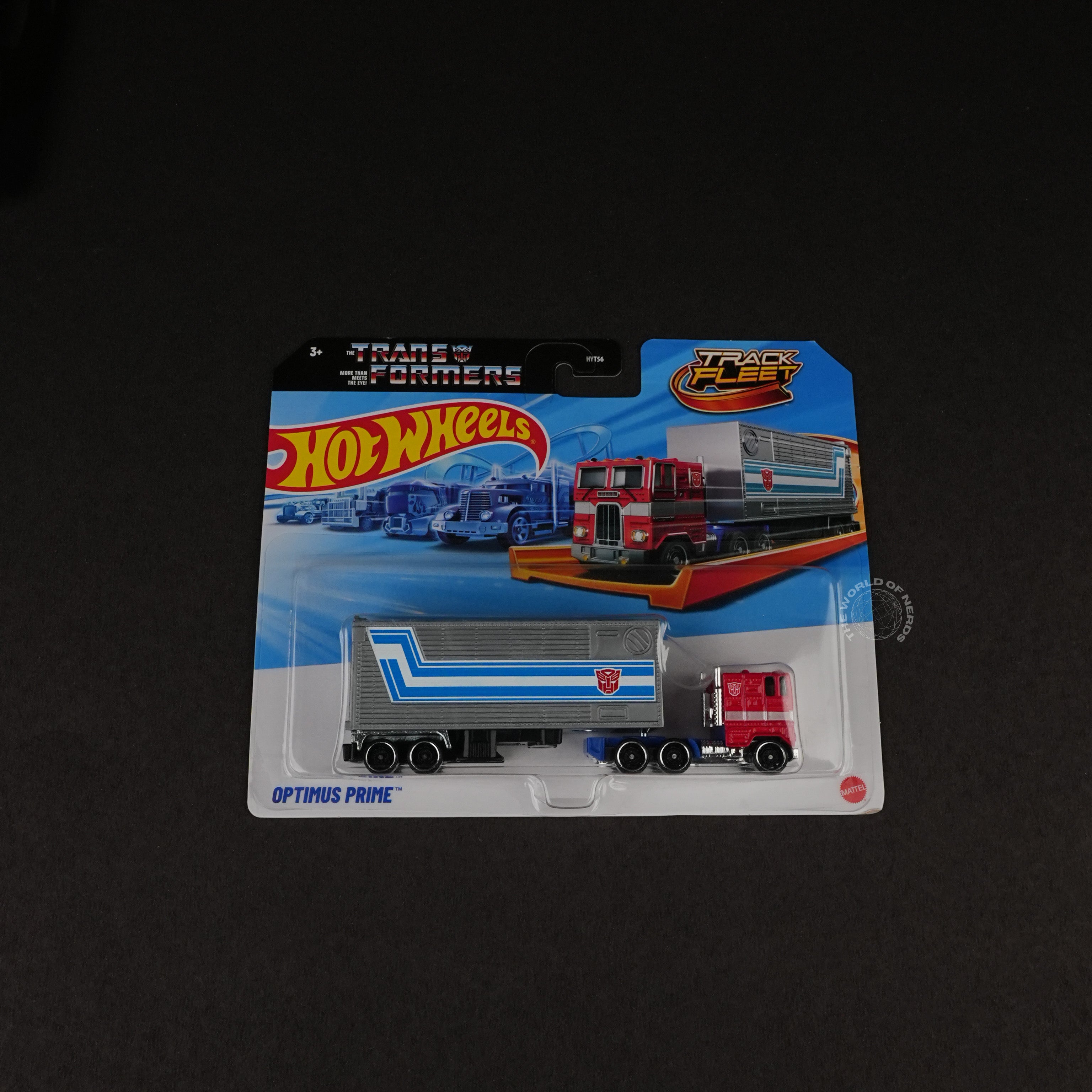 Hot Wheels Optimus Prime Track Fleet Transformers - Voiture Jouet Occasion