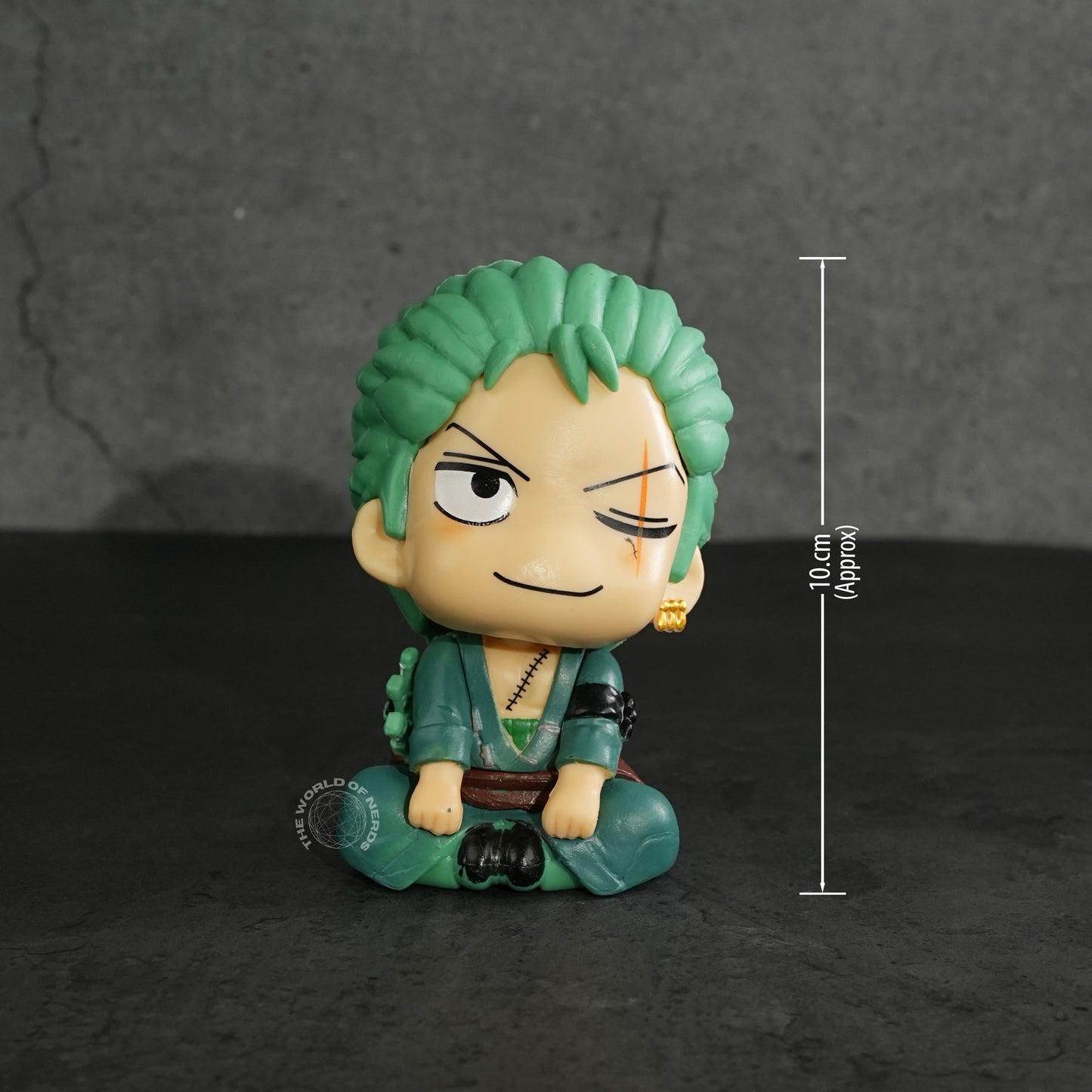Chibi Zoro: Grinning Swordsman - The World Of Nerds