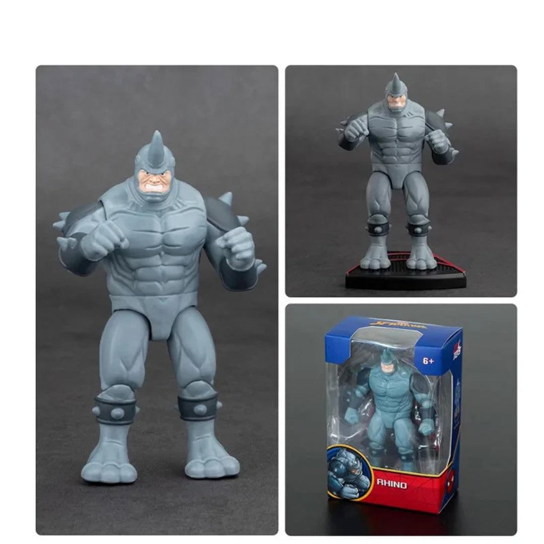 ZD toys Marvel Rhino Action Figure – 4 Inch Villain Collectible for Kids & Fans - The World Of Nerds