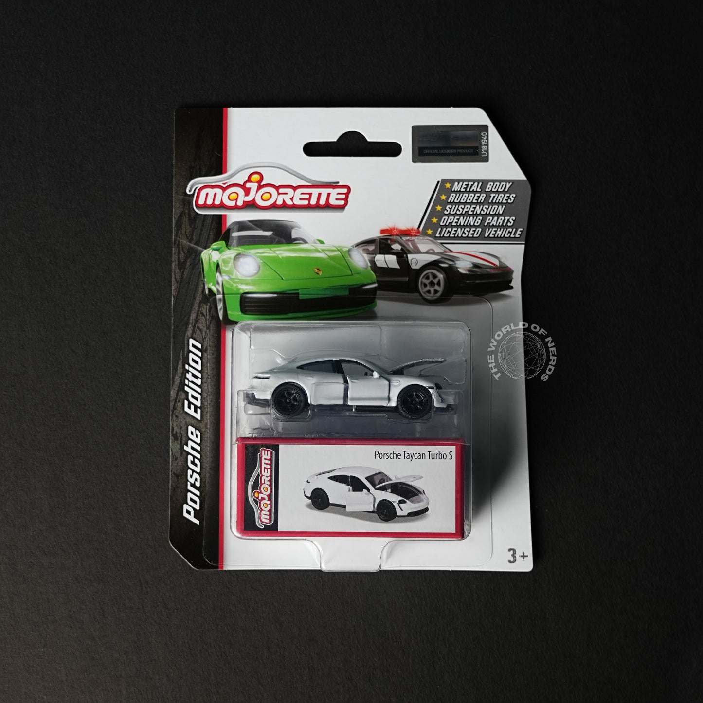 Majorette Porsche Taycan Turbo S – Porsche Edition Diecast Car - The World Of Nerds