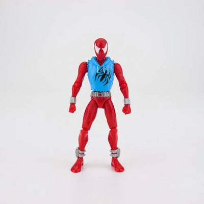 ZD toys Scarlet Spider Action Figure – Classic Red Suit with Blue Hoodie Design
