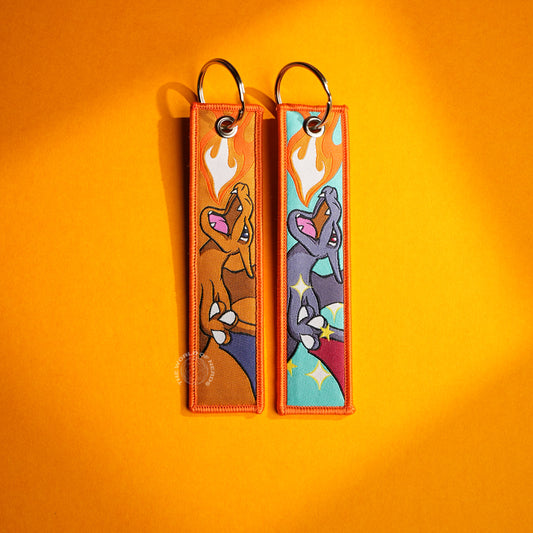 Fiery Charizard & Cool Gengar: The Ultimate Keychain Set