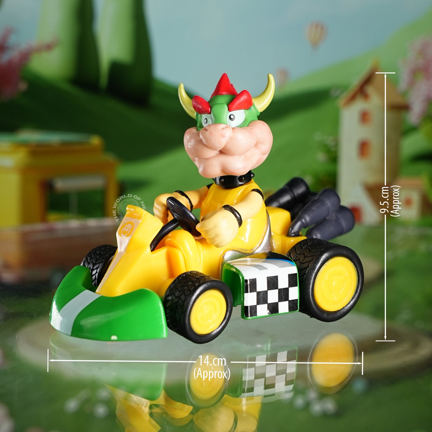 Bowser Mario Kart Racer Figurine