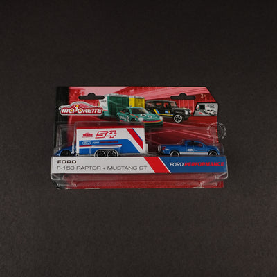 Majorette Ford F-150 Raptor & Mustang GT – Ford Performance Team Edition Diecast Car