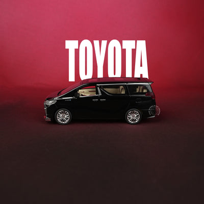 Toyota Alphard Diecast Model Car – 1:24 Scale (Black)