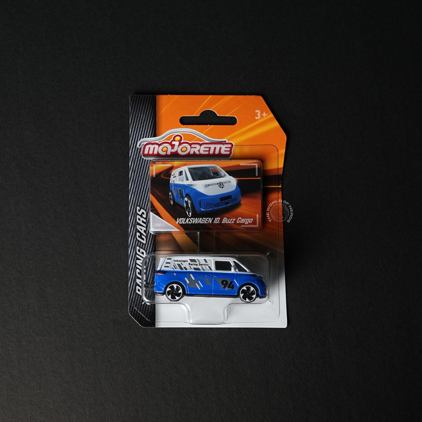 Majorette Volkswagen ID. Buzz Cargo Racing Van - The World Of Nerds