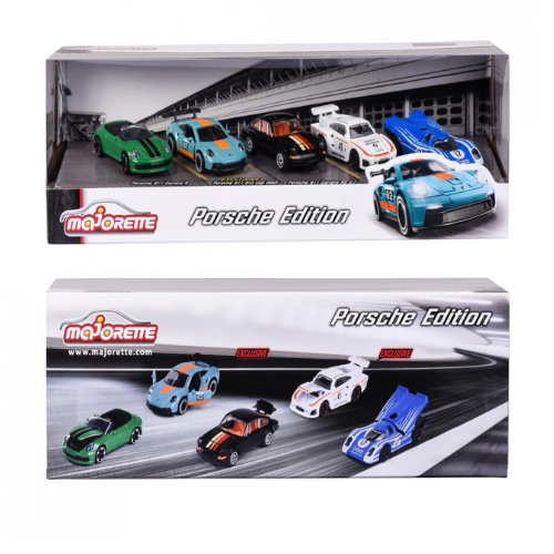 MAJORETTE PORSCHE EDITION 5 PCS GIFTPACK