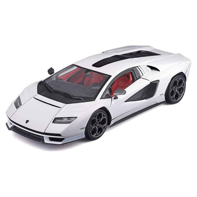 BBURAGO Lamborghini Countach 1:24 Scale - White Model LPI 800-4