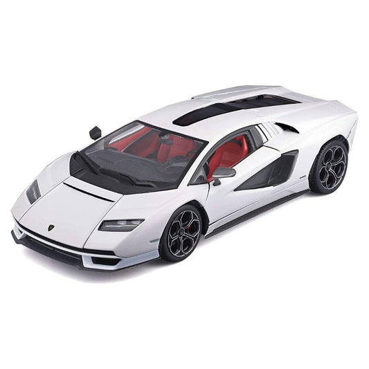 BBURAGO WHITE LAMBORGINI COUNTACH LPI 800-4 SCALE - 1:24