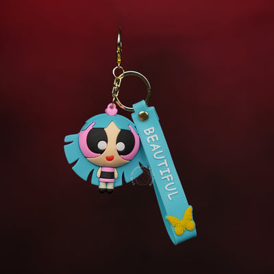 Blossom Powerpuff Girls Keychain