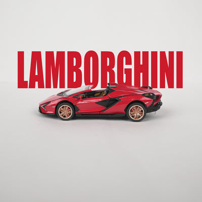 Lamborghini Aventador Red Model Car - 1:32 Scale Diecast