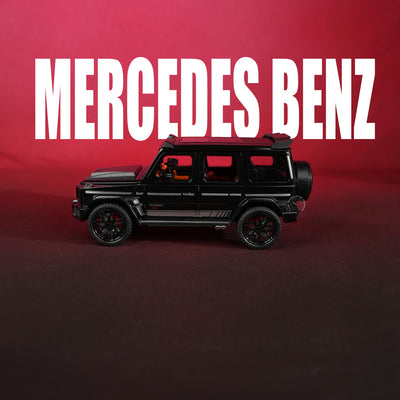 Mercedes-Benz Brabus G-Class Black Model Car - 1:22 Scale Diecast