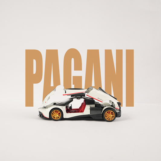 Pagani Hypercar Display Model with Red Interior Detailing