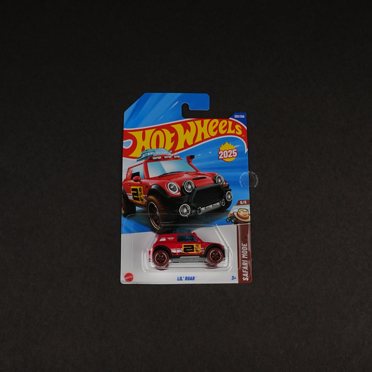 Hot Wheels Lil’ Roar 2025 – Red Safari Mode Mini Racer - The World Of Nerds