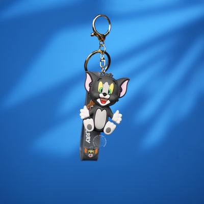Tom Cute Cartoon Strap Keychain