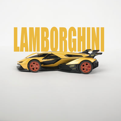 Lamborghini Vision Gran Turismo Yellow Model Car - 1:32 Scale Diecast