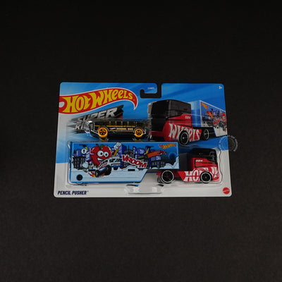 Hot Wheels Pencil Pusher Super Rigs Truck Diecast