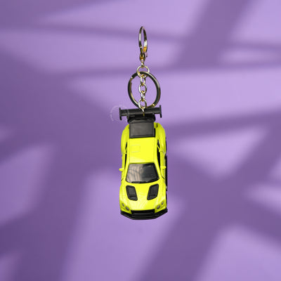 Green Bentley Sports Car Keychain