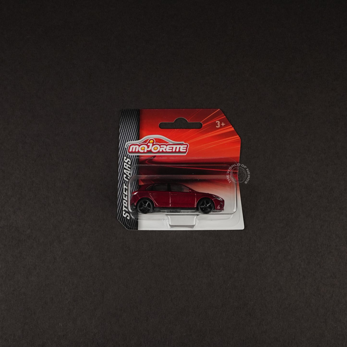 Majorette Street Cars – Red Sedan Diecast Toy Car - The World Of Nerds