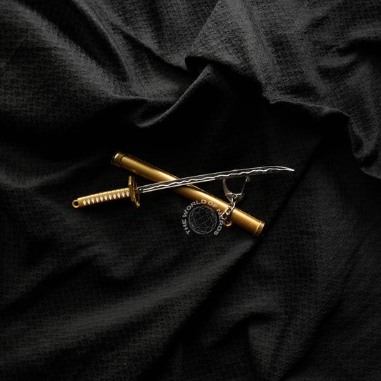 GOLD KATANA KEYCHAIN