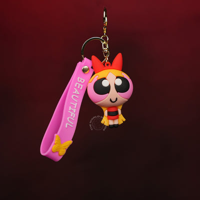 Blossom Powerpuff Girls Keychain