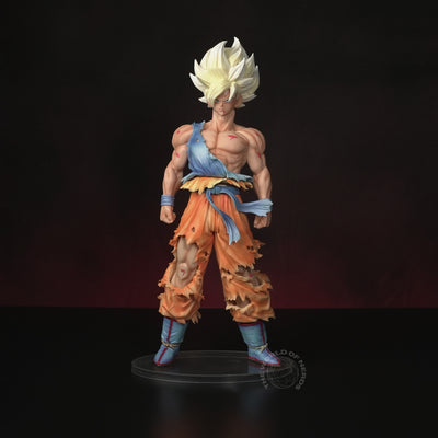 Goku Super Saiyan Action Figure with Dual Head 45cm – Dragon Ball Z Premium Anime Collectible