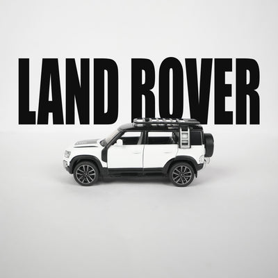 Land Rover Defender 110 White Model Car - 1:32 Scale Diecast