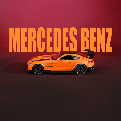 Mercedes-AMG GT R Orange Model Car - 1:22 Scale Diecast