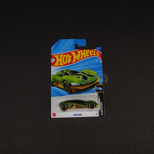 Hot Wheels Crescendo X-Raycers Green Diecast Car