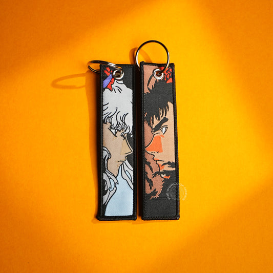 Berserk Anime Keychain – Guts & Griffith Face-Off