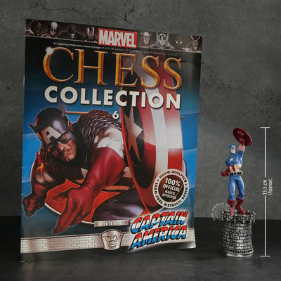 Captain America Marvel Chess Collection Figure
