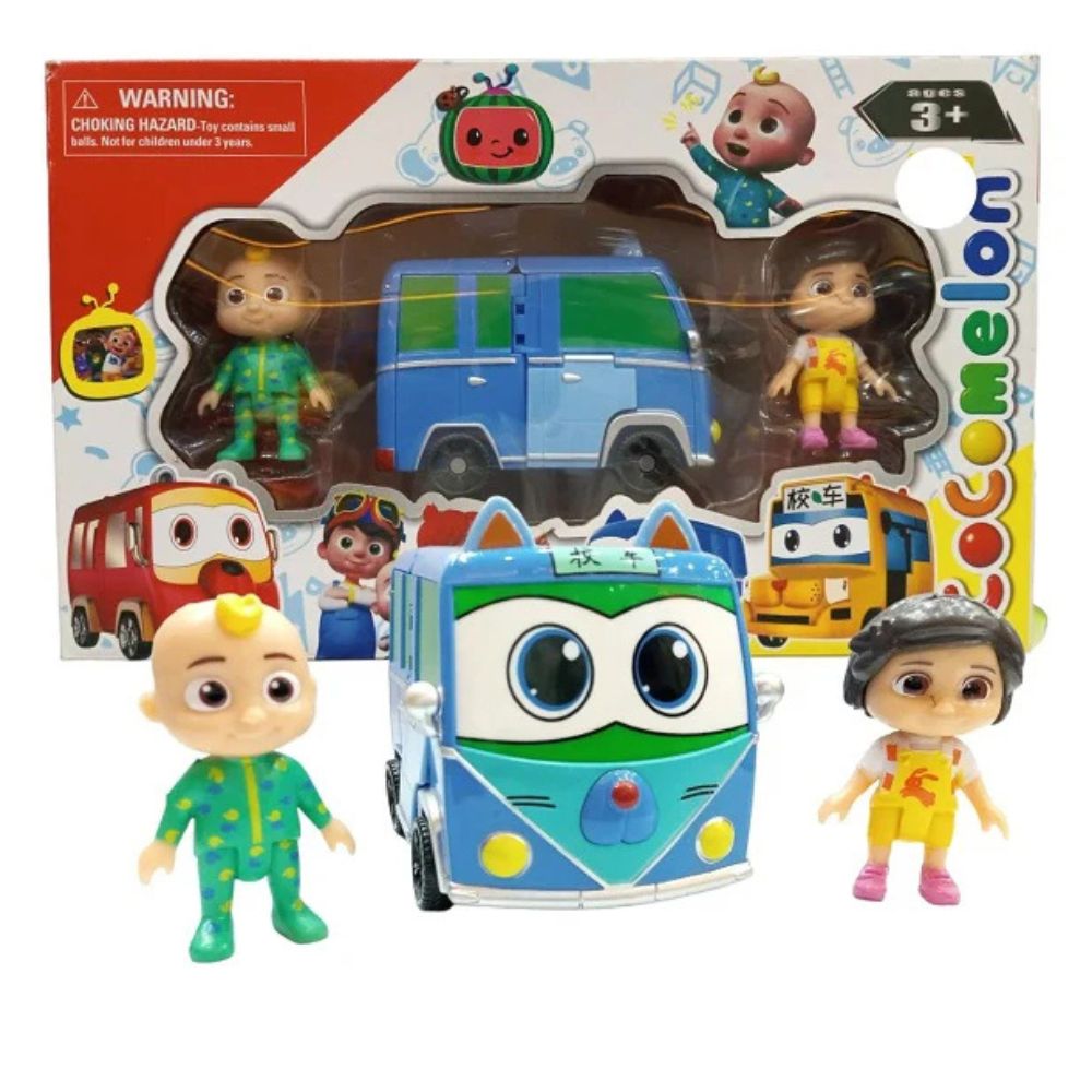 COCOMELON BLUE BUS SET