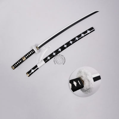 Trafalgar D. Law White Wooden Katana – One Piece Anime Sword