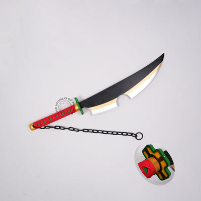 Tengen Uzui Nichirin Wooden Katana – Demon Slayer Anime Sword