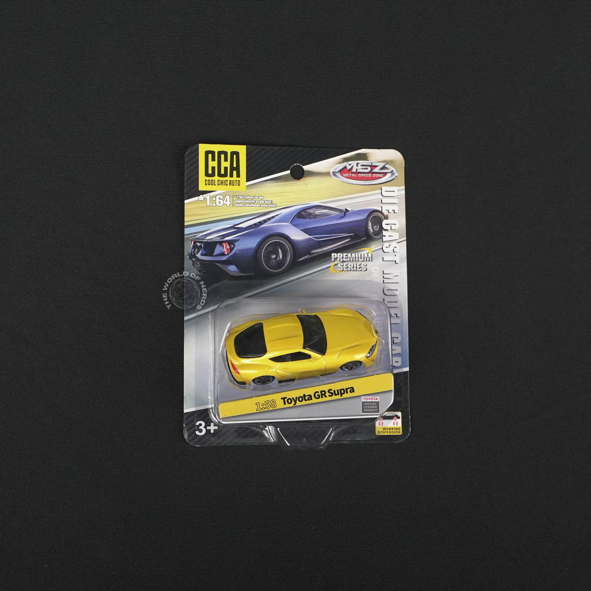 Toyota GR Supra - Yellow - CCA - The World Of Nerds