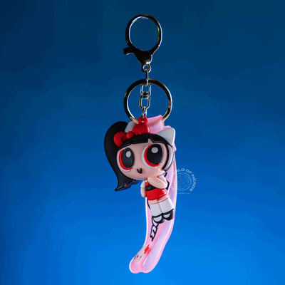 Blossom Powerpuff Girls Keychain - Cute and Stylish Accessory